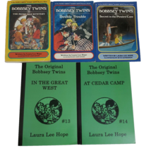 The Bobbsey Twins Mix Book Lot 5 Chapter Mystery Paperback Laura Hope Homeschool - £17.87 GBP