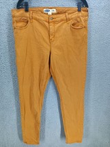 Old Navy Rockstar Super Skinny Women&#39;s size 14 Orange Gold Denim jeans - £15.64 GBP