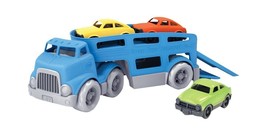 Green Toys Car Carrier with 3 Mini Cars Toy Recycled Plastic  USA Made Ages 3+ - $39.59