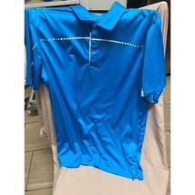 Adidas Pure Motion Cool Max Blue Polo Shirt Size L  - £13.67 GBP