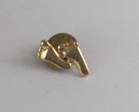 Vintage Walking Feet Gold Tone Lapel Hat Pin - $7.43