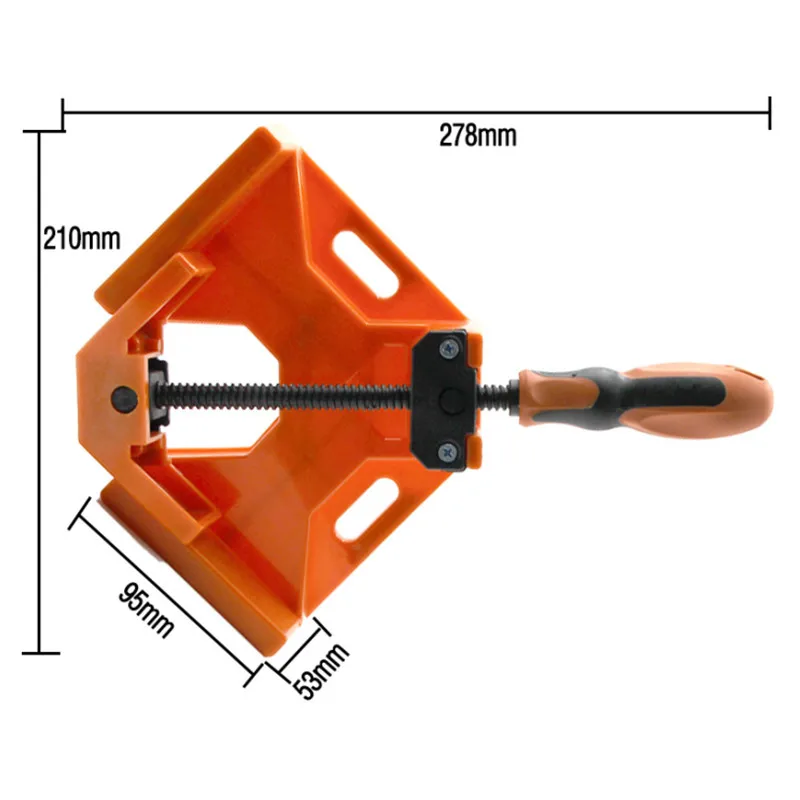 90 Degree Right Angle Clip Welding Vise Corner Clamp with Adjustable Swing Jaw A - £176.36 GBP