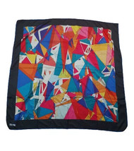 vintage authentic  scarf big  Handkerchief Polyester Minelli   brand Tur... - £28.48 GBP