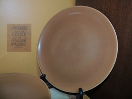 4 Russel Wright Mid Century Iroquois Casual Brown 10&quot; Dinner Plates Art Pottey - £57.08 GBP