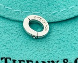 SMALL Tiffany &amp; Co Sterling Silver Pendant Jump Ring Clasp Attachment Ho... - $89.95