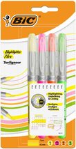 BIC Highlighters Flex Assorted Fluorescent Colours 4 Pack - £9.58 GBP