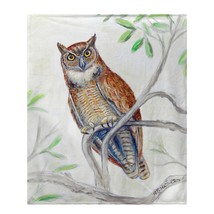 Betsy Drake Great Horned Owl Throw - £51.59 GBP