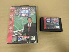 ESPN Sunday Night NFL Sega Genesis Cartridge and Case - £4.66 GBP