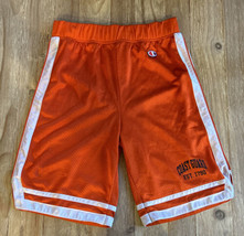 Champion Coast Guard Mesh Shorts Men’s Size Small Orange Vintage USCG Ba... - $39.00