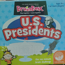 BrainBox US Presidents MindWare The Ten Minute Brain Challenge NEW IN BO... - $28.04