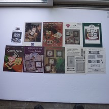 Vintage Cross Stitch Pattern leaflets Lot of 10 Colors for all Seasons - $9.99