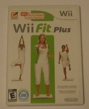 Wii Fit Plus Game only with case and instruction manual no game board  - £6.00 GBP