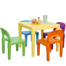 Kids Table And Chairs Play Set Toddler Child Toy Activity Furniture In Outdoor - £63.63 GBP