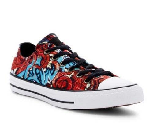 Converse Chuck Taylor Bold Colors Graffiti Blk Lining Ox Low Shoes Unisex NEW - £54.56 GBP