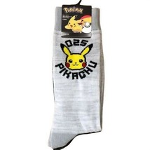 Adult Pokemon Pikachu 2 Pair Crew Novelty Socks Size 6-12 - £12.72 GBP