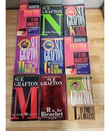 SUSAN GRAFTON-9 LOT PAPERBACK BOOKS-N FOR NOOSE-L FOR LAWLESS-K FOR KILL... - $25.90
