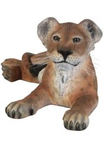 Life like Large Realistic Lion Cub Statue (dt) - £1,325.53 GBP