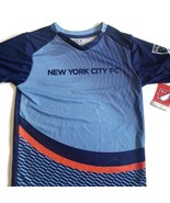 MLS New York City Football Club Short Sleeve Jersey Boys S (6-7) Shirt Blue - $12.17