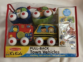 Melissa &amp; Doug K&#39;s Kids Pull Back Town Vehicles - £23.45 GBP