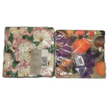 2 Packs Vtg Paper Napkins Beverage Hallmark Spring Easter Fruit Floral F... - $275.62 MXN