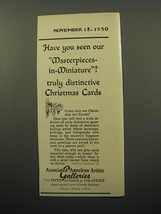 1950 Associated American Artists Galleries Ad - Have you seen - £14.78 GBP