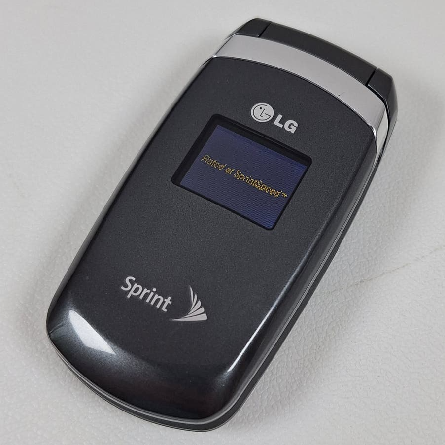 LG LX160 Gray Flip Phone (Sprint) - £21.62 GBP