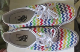 VANS Classic Chevron Zig Zag Rainbow Size 7.5 Men&#39;s 9 women&#39;s clean - $19.09