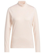 adidas Women&#39;s Beyond 2-Tone Mesh Long Sleeve Golf Shirt Stretchy Size M... - $29.99