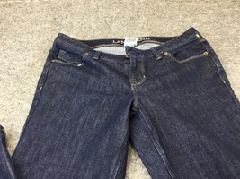 Land&#39;s End Jeans Womens Size 4 Petite Dark Wash 30x25 skinny stretch - £7.11 GBP