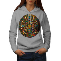 Wellcoda Aztec Traditional Womens Hoodie, China Casual Hooded Sweatshirt - £29.06 GBP