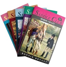 The Saddle Club Lot Of 5 Books 1980s PB Vintage Bonnie Bryant Horses E68 - $29.99