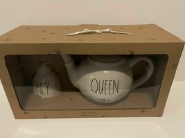 Rae Dunn Queen Bee Teapot &amp; Honey Pot Bee Set Brand New &amp; Gift boxed - £31.70 GBP