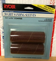 Ryobi OSS450 Oscillating Spindle 50 Grit Sanding Sleeves - 1.5&#39;&#39; x 4.5&#39;&#39;... - £6.50 GBP