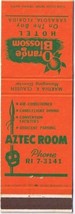 Matchbook Cover Orange Blossom Hotel Aztec Room Sarasota Florida - £3.12 GBP