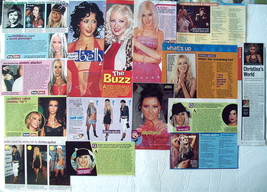 Christina Aguilera ~ 19 Color Half-Page Articles, Comics 1999-2003 ~ Clippings - £4.55 GBP