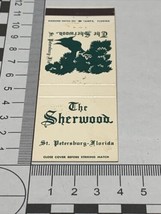Vintage Matchbook Cover  The Sherwood   St Petersburg,Fl  gmg unstruck - £9.73 GBP