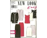 W look sewing pattern 6921 misses womens jacket skirt top 8 10 12 14 16 18 new  1  thumb155 crop