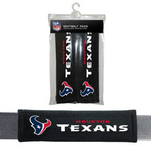 Houston Texans NFL 2 Pack Velour Seat Belt Shoulder Pads Car Auto Truck - $174.89 MXN