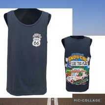 Delgadillos Snow Cap Route 66 Seligman Arizona Tank Top Size Medium - £11.80 GBP