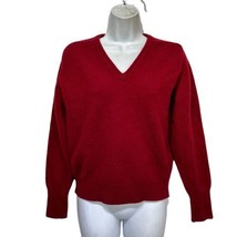 Lord Jeff Men 100% Pure Cashmere V-Neck Pullover Sweater Size L Shrunk XS - £22.57 GBP