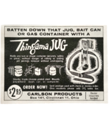 1960 Thingama Jug Container Holster Advertisement Vintage Fishing Supply... - $364.86 MXN