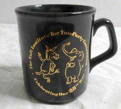 The TAFT Institute Two Party Government 25 Year Coffee Cup Donkey/Elepha... - $14.99