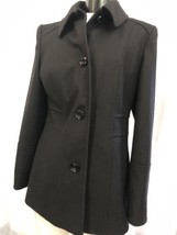 London Fog Women&#39;s Coat Black Wool Blend Size 10 NWOT - $49.50
