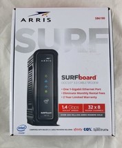 ARRIS Cable Modem DOCSIS 3.0 Gbps 32 x 8 SURFboard SB6190 Black 0R12440#2 - £26.04 GBP