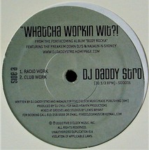 Dj Daddy Stro &quot;Whatcha Workin Wit?!&quot; 2000 Vinyl 12&quot; Single 500001 ~Htf~ *Sealed* - £14.15 GBP
