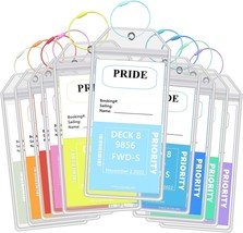 10Pcs Carnival Luggage Tags for Cruise Ships 2024 Cruise Accessories Must Haves  - £29.13 GBP