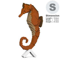 Seahorse Sculptures (JEKCA Lego Brick) DIY Kit - £48.34 GBP