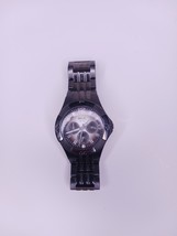 Relic Wet Watch Men Metallic Black Gray Ombre Day Date 50M New Battery 7... - $360.50 MXN