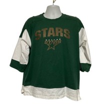 Vintage Dallas Stars Mens Large Long Sleeve Mock Jersey T Shirt NHL Hock... - $17.70