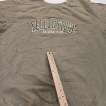 Pacific & Co Yellowstone National Park Men's Green Classic Sweatshirt Size M image 5